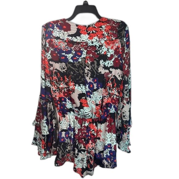 Parker SILK LONG BELL sleeve romper XS - Picture 4 of 10